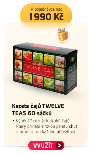 Kazeta čajů TWELVE TEAS 60 sáčků