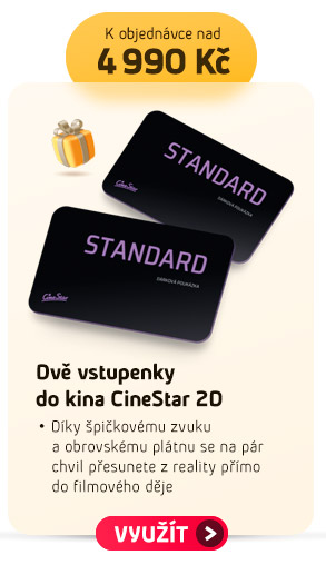 Dvě vstupenky do kina CineStar 2D