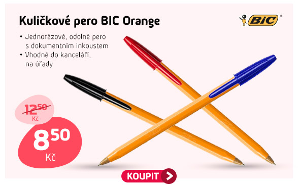 Kuličkové pero BIC Orange