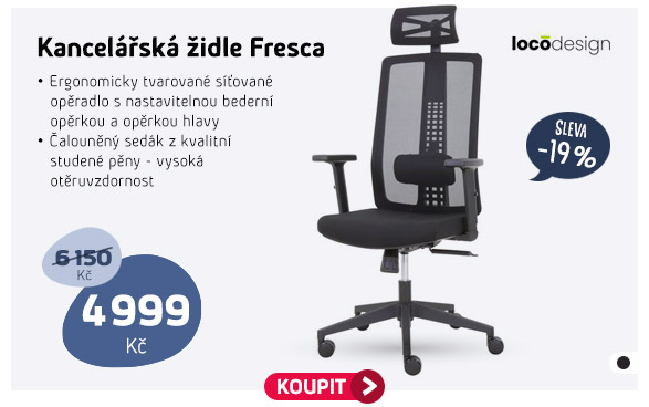Kancelářská židle Fresca