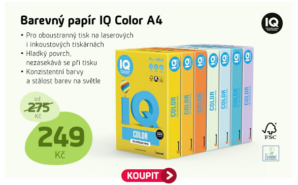 Barevný papír IQ Color A4